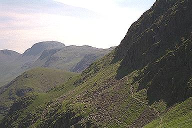High Level Route - back from Robinson's Cairn